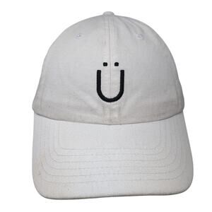 Quake City Snapback Cap White One Size Adjustable Embroidered Vented Holes